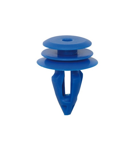 Set 10 clipsuri auto RESTAGRAF A1520, diametru 8 mm, din plastic, albastru, pentru elemente de caroserie auto