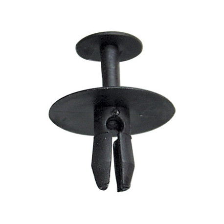 Set 100 nituri din plastic RESTAGRAF A42603, diametru 6.5 mm, din plastic, negru, pentru elemente de caroserie auto