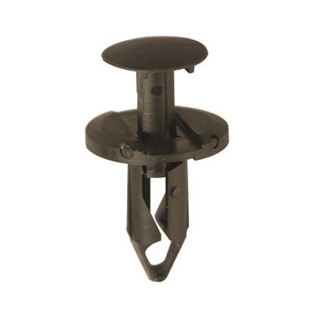 Set 100 nituri auto RESTAGRAF A42655, diametru 8 - 8.25 mm, din plastic, negru, pentru elemente caroserie auto