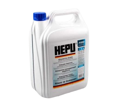 Antigel concentrat HEPU P999 G11, volum 5 litri, albastru