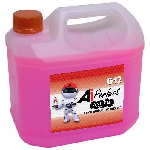 Antigel concentrat AI PERFECT G12 100AIPG125, rosu, volum 5 litri, raport diluare 1:1, temperatura minima acceptata -32 Celsius