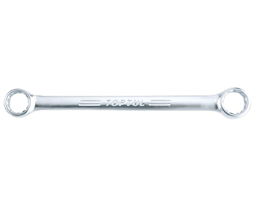 Cheie inelara dubla TOPTUL AABM3032, format plat, deschidere cheie 30 x 32 mm, lungime 335 mm, otel crom vanadiu, finisaj satinat