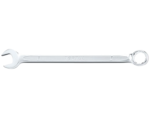 Cheie combinata lunga TOPTUL AAEA2020, cot 15 grade, deschidere cheie 20 mm, lungime 278 mm, otel crom vanadiu, finisaj satinat