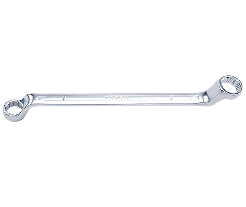 Cheie inelara dubla TOPTUL AAEI1013, cot 75 grade, deschidere cheie 10 x 13 mm, lungime 217 mm, otel crom vanadiu, finisaj satinat