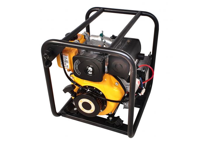 Motopompa ProGARDEN PD20E 1158010020E, 2 inch, 50 mm, diesel, apa curata, pornire electrica