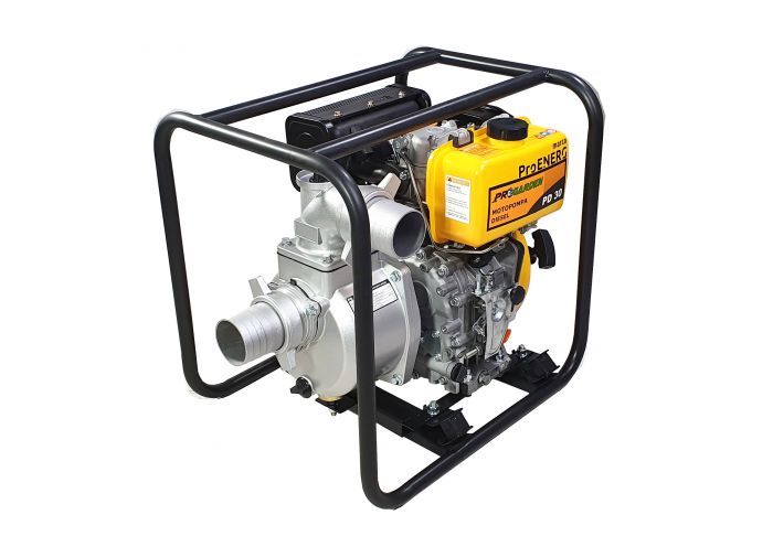 Motopompa ProGARDEN PD30 1158010030, 3 inch, 75 mm, diesel, apa curata, pornire la sfoara