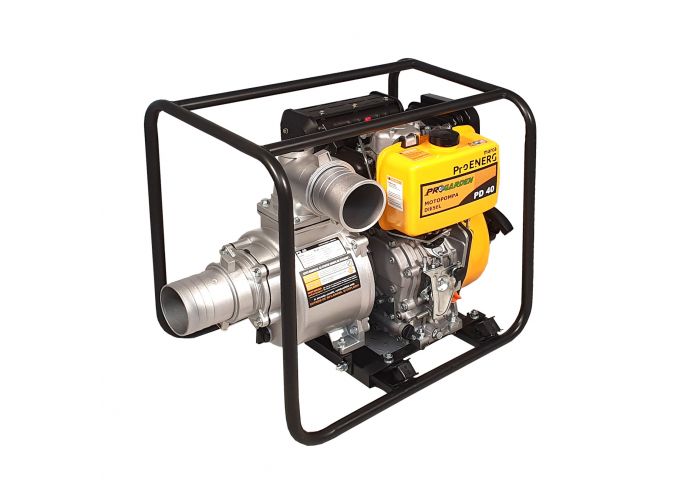 Motopompa ProGARDEN PD40 1158010040, 4 inch, 100 mm, diesel, apa curata, pornire la sfoara