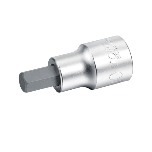 Bit cu soclu tubular TOPTUL BCDA2417, prindere patrat 3/4 inch, profil hexagonal 17 mm, lungime 79 mm, otel crom vanadiu