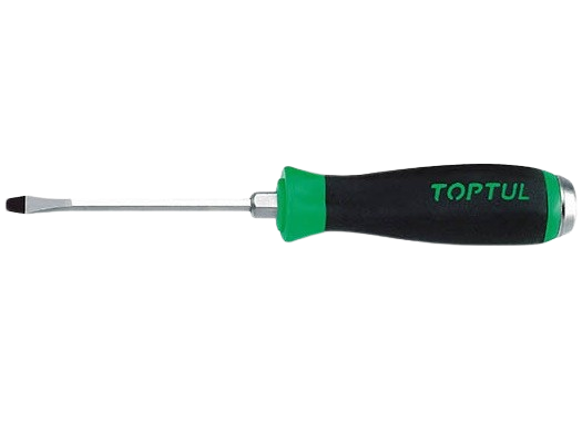 Surubelnita dreapta TOPTUL FAGB5E10, dimensiuni 1x5.5 mm, lungime 215 mm, lungime activa 100 mm, maner ergonomic, aderent