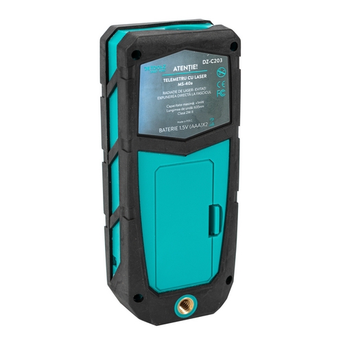 Telemetru cu laser Detoolz, MS-40a, precizie 1.5 mm, laser 635NM, oprire automata