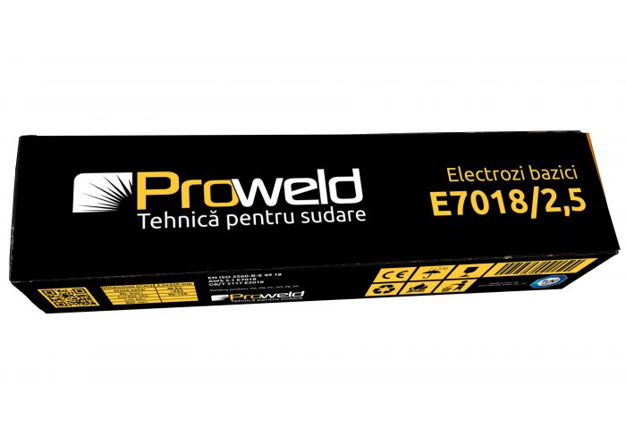 Electrozi bazici pentru sudura ProWELD E7018 4552701825P5, 2.5 mm, 5 kg