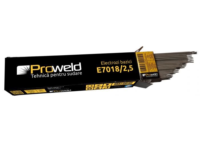 Electrozi bazici pentru sudura ProWELD E7018 4552701825P5, 2.5 mm, 5 kg
