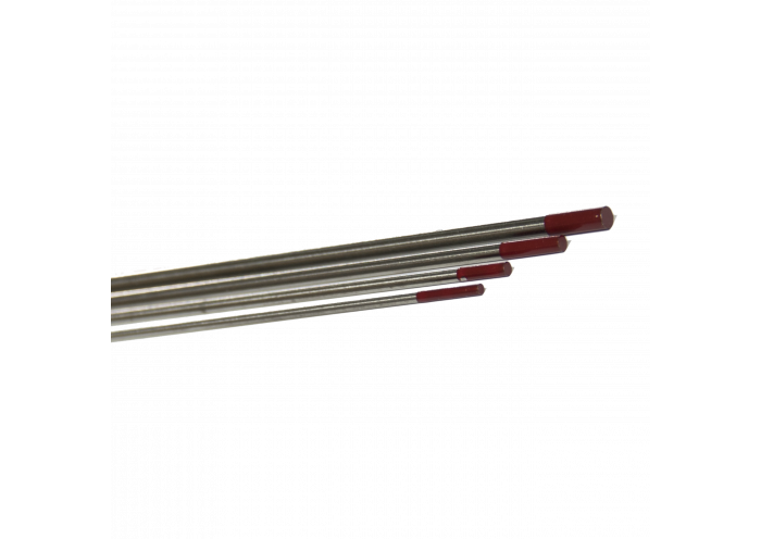Electrozi tungsten rosu pentru sudura ProWELD WT20 4550100024, 2.4 x 175 mm, 10 buc