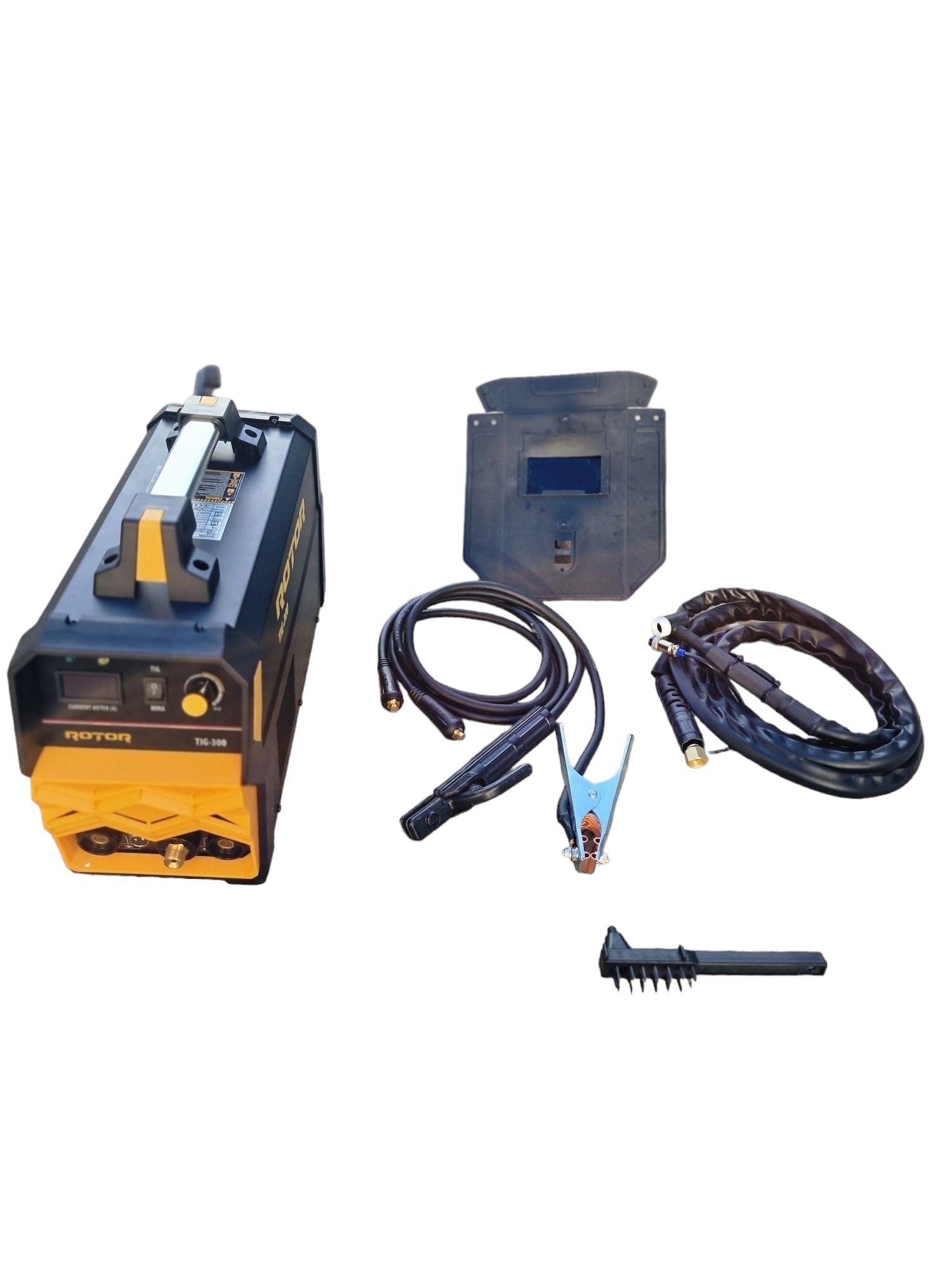 Aparat de sudura ROTOR TIG-300A, MMA 180 A, afisaj digital, functie anti-lipire, ventilator de racire