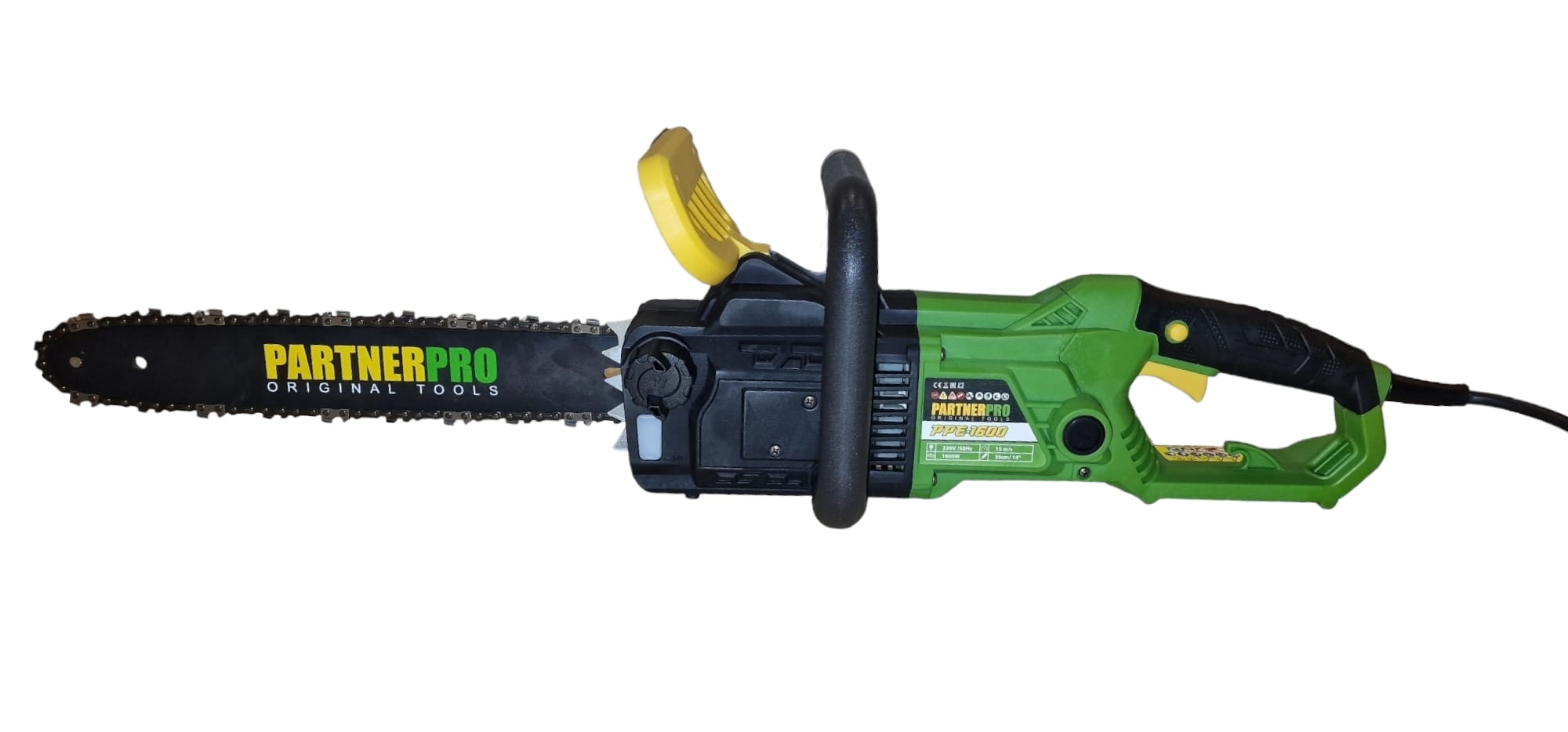 Drujba electrica PARTNER PRO PPE1600, 1600 W, viteza 15 m/s, lungime lama 35 cm