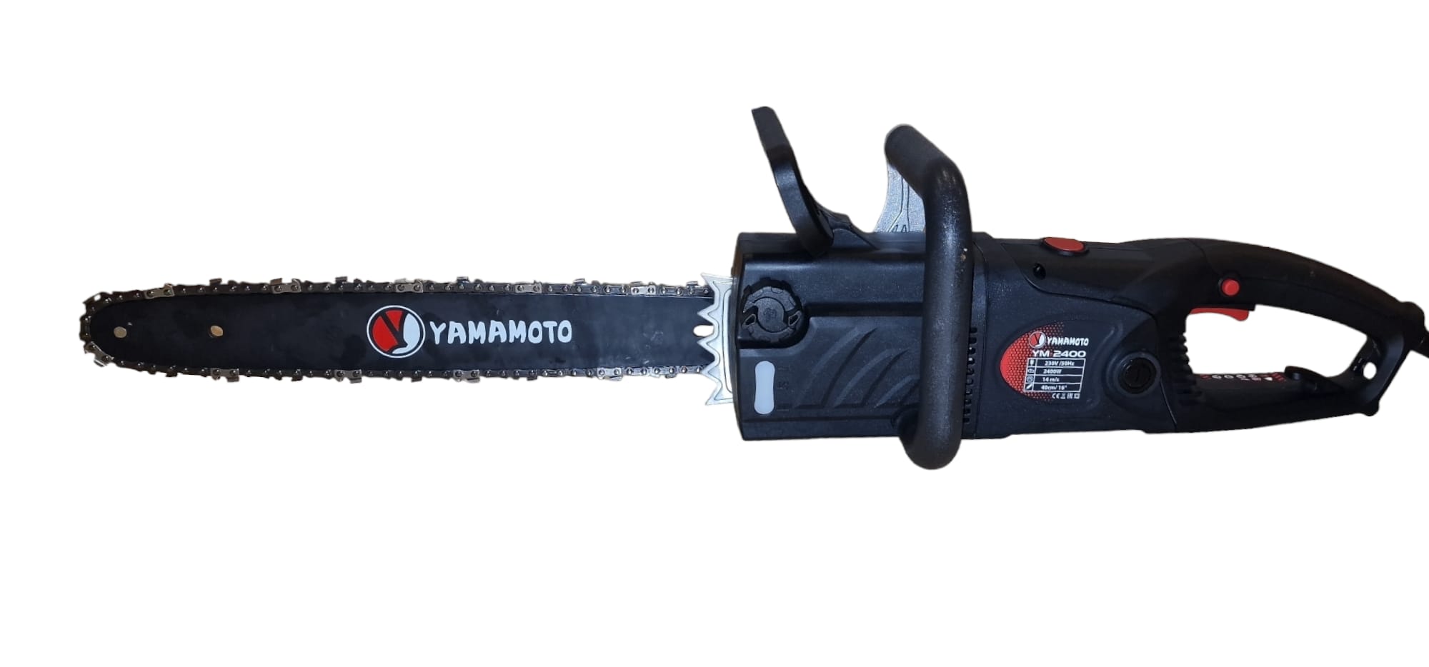 Drujba electrica YAMAMOTO YM2400, 2400 W, viteza 14 m/s, lungime lama 40 cm