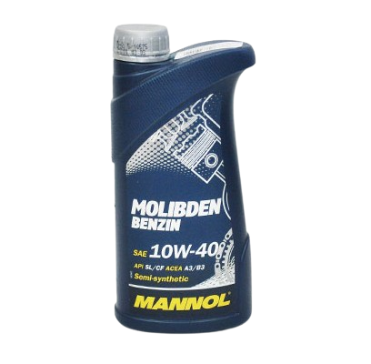 Ulei motor MANNOL MOLIBDEN BENZIN 10W40 MN7505-1, volum 1 litru, semi sintetic