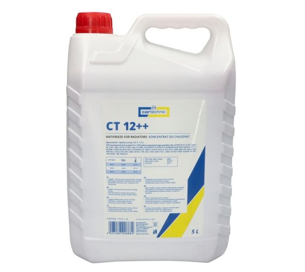 Antigel concentrat CARTECHNIC CT12++/G40, volum 5 litri, violet