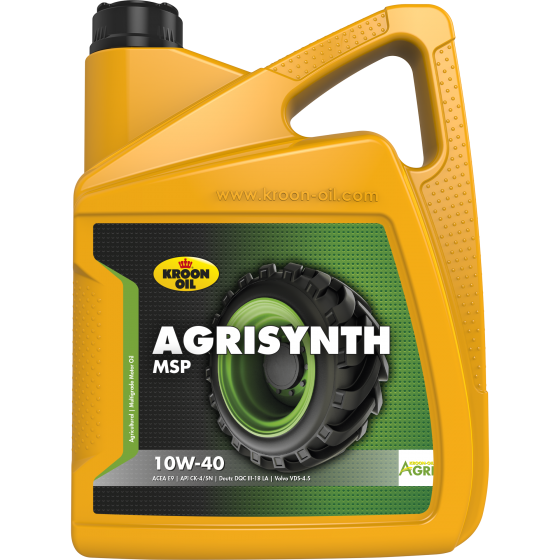 Ulei motor KROON OIL Agrisynth MSP 10W40 35126, volum 5 litri, sintetic