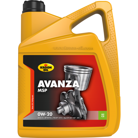 Ulei motor KROON OIL Avanza MSP 0W20 37350, volum 5 litri, sintetic