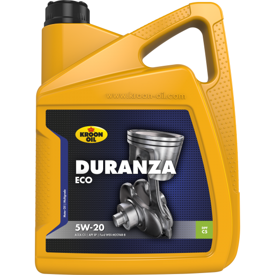 Ulei motor KROON OIL Duranza ECO 5W20 35173, volum 5 litri, sintetic