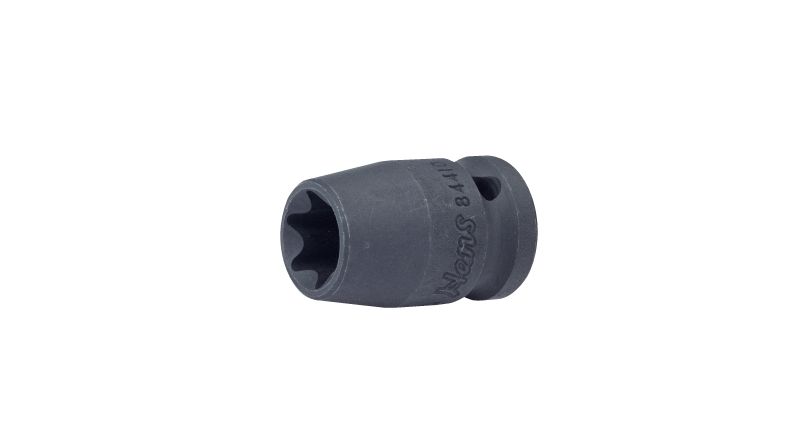 Cheie tubulara de impact HANS 84410E10, profil torx, prindere 1/2 inch, deschidere cheie E10, lungime 38 mm, crom molibden