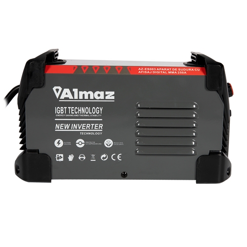 Aparat de sudura digital ALMAZ, MMA 250, AZ-ES003, 250 A