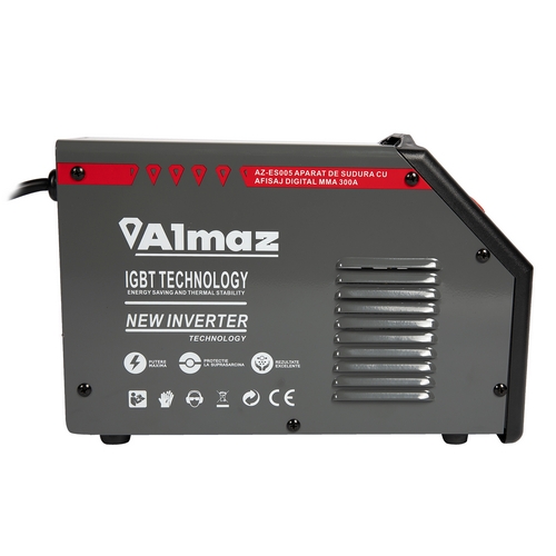 Aparat de sudura digital ALMAZ, MMA 300, AZ-ES005, 300 A
