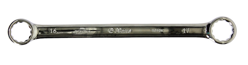 Cheie inelara dubla HANS 11050M/16X17, deschidere cheie 16 x 17 mm, lungime 210 mm