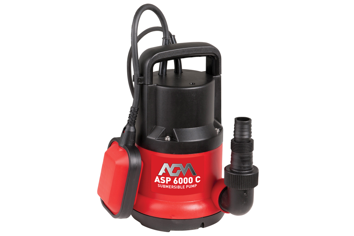 Pompa submersibila VILLAGER 030028 AGM ASP-6000C, apa curata, 250 W