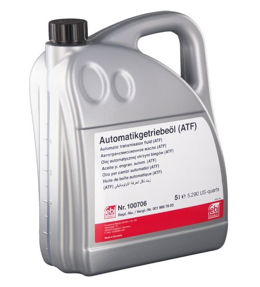 Ulei cutie viteze automata FEBI BILSTEIN 100706, albastru, volum 5 litri
