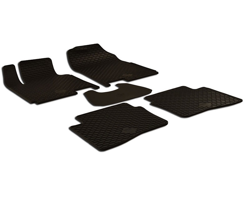 Set covorase auto din cauciuc SBR UMBRELLA 109547, negru, pentru Hyundai i20, 2014-, 5 piese