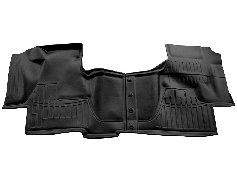 Set covorase auto din cauciuc TPE UMBRELLA 112401, negru, pentru Mercedes Benz W901-905 Sprinter, 1995-2006, 1+2
