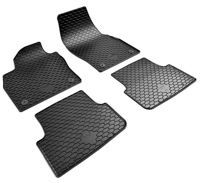 Set covorase auto din cauciuc SBR UMBRELLA 109553, negru, pentru Skoda Fabia, 2021-, Ibiza, 2021-, Arona, 2021-