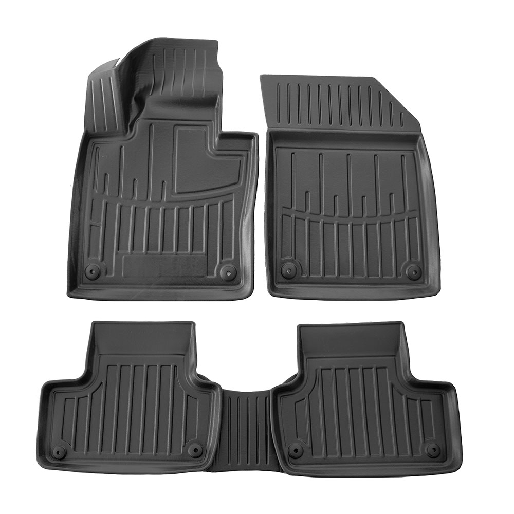 Set covorase auto din cauciuc TPE UMBRELLA 112971, negru, pentru Volvo XC60, 2017-