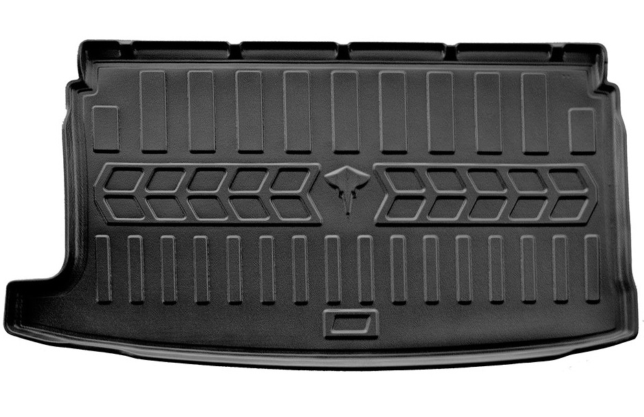 Tavita portbagaj auto UMBRELLA 112964, cauciuc TPE, negru, pentru Volkswagen Polo V Hatchback, cu podea inalta, 2009-2017