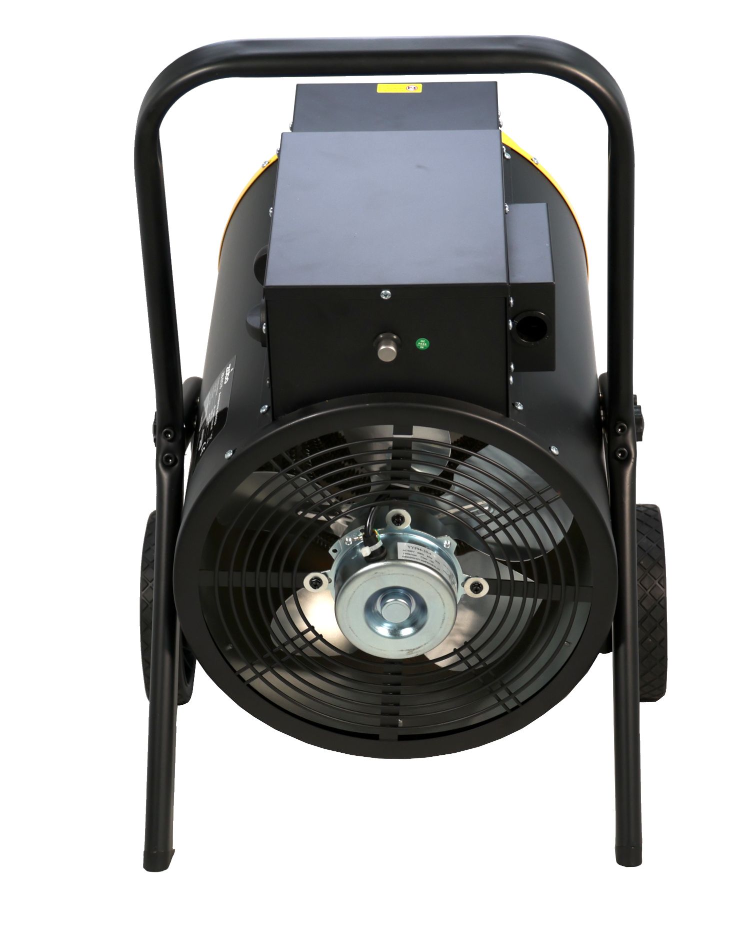 Aeroterma electrica ZOBO ZB-EC15 4590007015, putere maxima 15 kW, alimentare 400 V, volum incalzit 300 mc, debit aer 1292 mc/h, IP X4