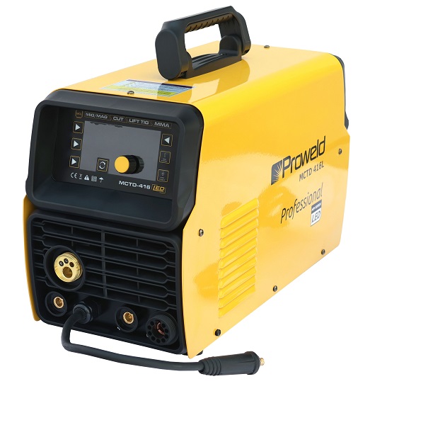 Aparat multifunctional pentru sudura ProWELD MCTD-416L 4551000002, monofazat, putere maxima absorbita 7.5 kW, tip sudura CUT/TIG/MMA/MIG