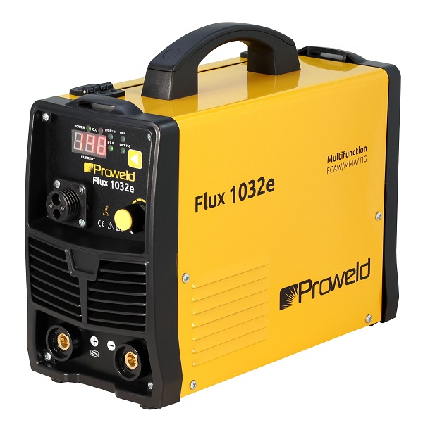 Invertor pentru sudura ProWELD Flux1032e Multifunction 4550000010, monofazat, putere maxima absorbita 4.8 kW, tip sudura FCAW, MMA si TIG