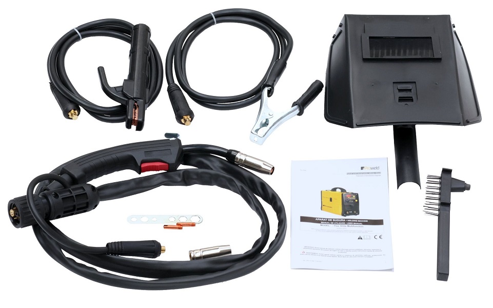 Invertor pentru sudura ProWELD Flux1032e Multifunction 4550000010, monofazat, putere maxima absorbita 4.8 kW, tip sudura FCAW, MMA si TIG