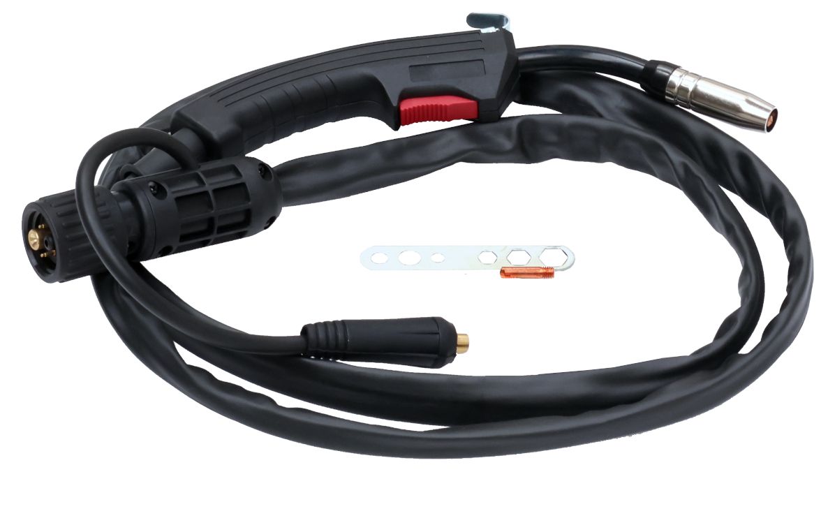 Pistolet pentru sudura ProWELD MTS-801 4550000011, cu mufa euro, lungime 1.8 m, pentru aparatul de sudura invertor ProWeld Flux1032e