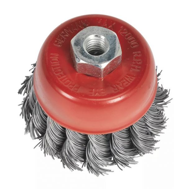 Perie oala toronata OSBORN 5808608156, prindere M14x2, diametru exterior 125 mm, grosime fir 0.5 mm