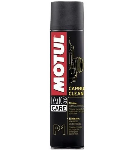 Solutie pentru curatare carburatoare si clapeta acceleratie MOTUL P1 CARBU CLEAN 105503, 400 ml