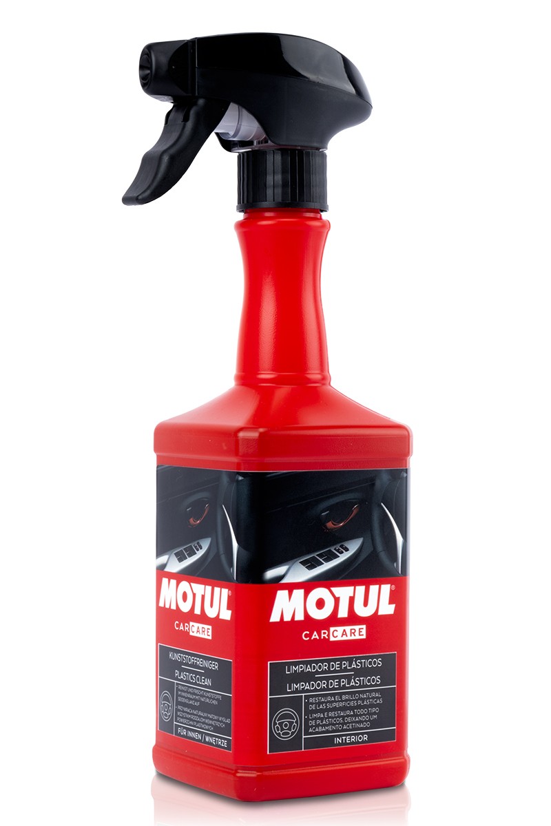 Solutie pentru curatare suprafete plastic MOTUL CAR CARE 110156, efect lucios, 500 ml