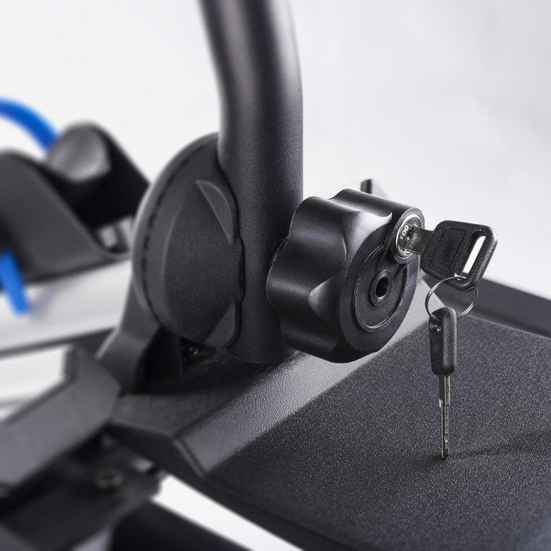Suport pentru 4 biciclete CRUZ Pivot 940-515, greutate suportata 60 kg, prindere pe carligul de remorcare, priza alimentare 13 pini, cu antifurt