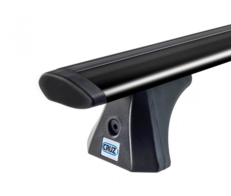 Set 2 bare transversale aerodinamice CRUZ Airo Dark T128 925-775, lungime 128 cm, din aluminiu, capacitate maxima incarcare 60 kg