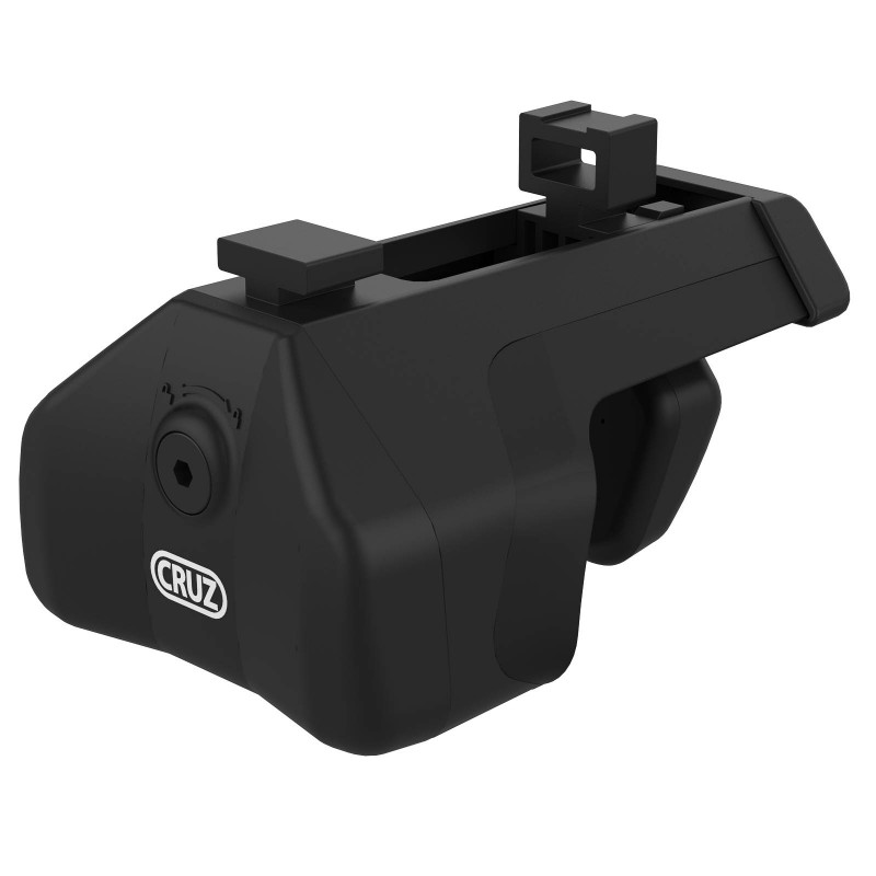 Set 4 suporti pentru montare bare transversale CRUZ FIX feet 930-800, negru, capacitate maxima incarcare 75 kg