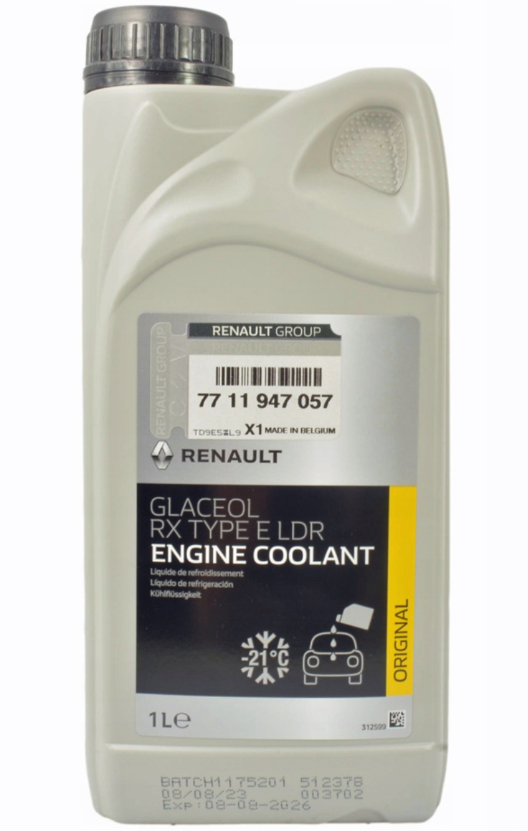 Antigel RENAULT RX Type E LDR 7711947057, albastru, -21 grade volum 1 litru