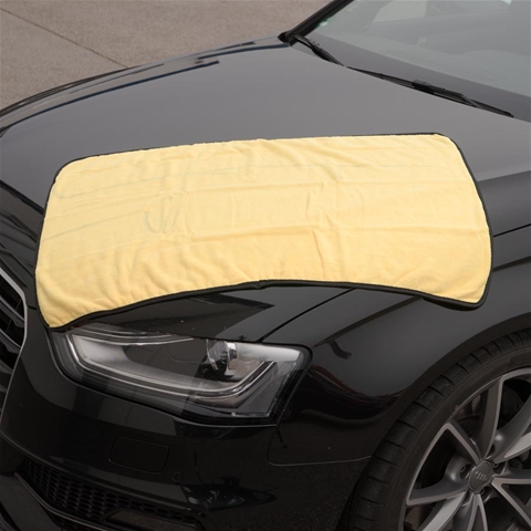 Laveta auto din microfibra pentru stergere/scare PETEX Supreme XXL 432100PX, galbena, 90x60 cm