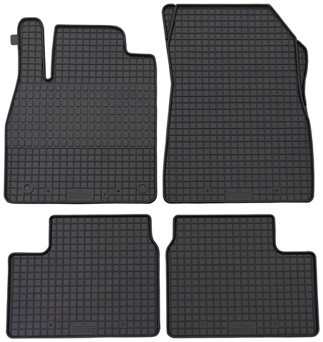 Set 4 covorase auto din cauciuc PETEX 93610PX, negru, pentru Nissan Micra, 2010-02.2017